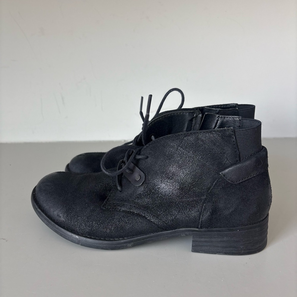 Bussola Black Trapani Tyra  Lace-Up Ankle Boots – EU 39
